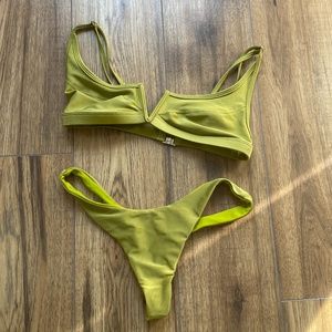 Fae swimwear green bikini